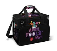April Fool's Day Cooler Box Borsa isolata a tenuta stagna Borsa a tracolla per il pranzo di raffreddamento portatile per viaggi di lavoro in spiaggia da picnic 15.4"x12"