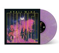 April Wine - Live! - Purple With Yellow Specs Vinyl 180G