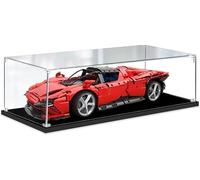 APRILA Vetrina acrilica per 42143 Technic Ferrari Daytona SP3, vetrina antipolvere, trasparente, per modelli da collezione, 62 x 30 x 20 cm (solo vetrina)