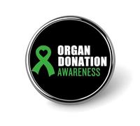 Aprile è il mese della sensibilizzazione sulla donazione di organi. Spille, spille da bavero, bottoni rotondi in smalto, spille, decorazioni per feste per uomini e donne.
