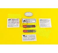 APRILIA AP8267249 SERIE ADESIVI DECALCO ETICHETTE TECNICHE COMPLETE SR 1997/2012