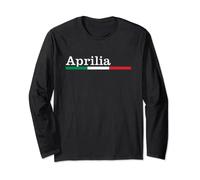Aprilia Città Italiana Bandiera Italia Maglietta Maglia a Manica