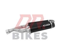 Aprilia Dorsoduro 750 2009-2017 Arrow Alluminio Dark Thunder Silenziatori (Dx An