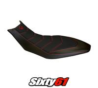 Aprilia Dorsoduro 750 900 1200 2010-2020 Sedile Cover Tappezzeria Comfort Nero