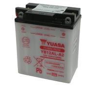YB12AL-A2 BATTERIA ORIGINALE YUASA AD ACIDO PEUGEOT 125 SATELIS WHITESAT 2011
