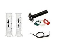 Aprilia Mana 850 Domino XM2 Rapido Azione Acceleratore con Bianco/Nero Manopole