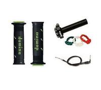 Aprilia Mana 850 Domino XM2 Rapido Azione Acceleratore con Nero/Verde Manopole