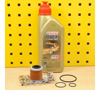 Aprilia RS4 Rs Rx SX Tuono 125 Cambio Olio Filtro Originale 1L Castrol P1 5W40