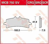 Aprilia RSV4 1000 2010 TRW Scr Serie Sindered Gara Pastiglie Freno MCB792SCR