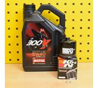 Aprilia RSV4 Filtro Olio K&N Olio Motul 300V 5W40 Cambio Olio Set 1000