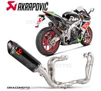APRILIA RSV4 / Tuono V4 2015-2020 Impianto completo AKRAPOVIC Carbonio Evo RC...