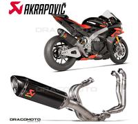 APRILIA RSV4 / Tuono V4 2021-2024 Impianto completo AKRAPOVIC Carbonio S-A10E...