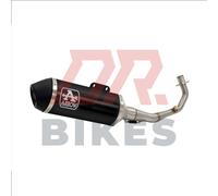 Aprilia Sr 125/200 Gt 2022-2023 Arrow Completo Sistema Urban Alluminio Dark Con