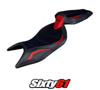 Aprilia Tuono 660 2021-2023 2024 2025 Sedile Cover Tappezzeria Comfort Red Nero
