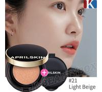 APRILSKIN Magic Snow Cushion 3.0 + Refill #21 Light Beige KOREA FACE MAKEUP n.1