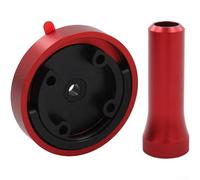 Aprilsunnyzone 1* Adattatore EVAP Cap Adapter Strumento di test di perdite Tester diagnostico veicolo per la maggior parte dei modelli di veicoli in lega di alluminio corpo Air Cap Adapter (rosso)