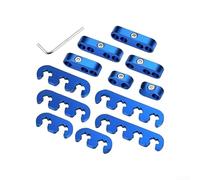 Aprilsunnyzone 13 pezzi clip filo di plastica a tema scintilla per la gestione dei cavi 7-8MM su selezionare per Chevrolet e per modelli Ford (blu)