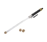 Aprilsunnyzone 2 in 1 per idropulitrice ad alta pressione Powe-r con ugelli Jet e Fa-n, adatto per tubo da giardino da 3/4" o idropulitrice per auto, patio, tetto e pulizia esterna, blu (nero)