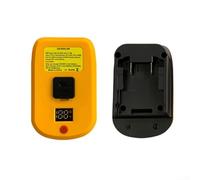 Aprilsunnyzone Adattatore doppio USB per caricabatterie Bosch per Dewalt 18 V Power Tool con funzione di ricarica rapida (per DCB203)