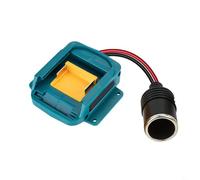 Aprilsunnyzone Adattatore per interfaccia batteria Dewalt da 18 V, converte l'ingresso da 18 V o 20 V in uscita da 12 V e 5 V CC, adatto per alimentare elettrodomestici con conversione efficiente