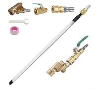 Aprilsunnyzone Bacchetta rapida del connettore della soluzione di pulizia del radiatore dell'acciaio inossidabile per la manutenzione di auto e camion