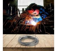 Aprilsunnyzone Bacchette di saldatura con nucleo fusibile progettate per il funzionamento a 380C su rame, alluminio, acciaio, ferro e parti metalliche in acciaio inossidabile (1,6 mm)