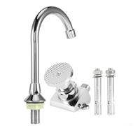 Aprilsunnyzone Commutatore azionato del rubinetto del piede per minimizzare il contatto negli spazi condivisi con i materiali affidabili dell'acciaio inossidabile e dell'ottone