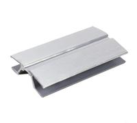 Aprilsunnyzone Connettore di base per pannelli da cucina, 90° H 360°, in alluminio argentato, adattatore angolare flessibile per armadietti, battiscopa (360°-12 cm)