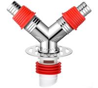 Aprilsunnyzone Connettore di scarico dello sbocco dell'ABS 3 per le installazioni della lavatrice con il meccanismo magnetico della prova del profumo e la compatibilità con i diametri comuni del tubo