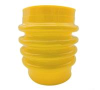 Aprilsunnyzone Copertura per costipatore ispessita con design pieghevole per l'esclusione della polvere e la sicurezza operativa del compattatore della piastra (giallo)