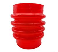 Aprilsunnyzone Copertura per costipatore ispessita con design pieghevole per l'esclusione della polvere e la sicurezza operativa del compattatore della piastra (rosso)