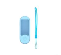 Aprilsunnyzone Custodia in silicone per VIZIO XRT281 XRT181, supporto per telecomando vocale, resistente agli urti, leggera ergonomia e struttura per un migliore controllo (blu lago fluorescente)