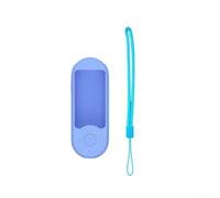 Aprilsunnyzone Custodia in silicone per VIZIO XRT281 XRT181, supporto per telecomando vocale, resistente agli urti, leggera ergonomia e struttura per un migliore controllo (blu fluorescente)