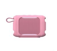 Aprilsunnyzone Custodia protettiva in silicone per altoparlante JBL per GO5, supporta il trasporto sicuro e la conservazione a lungo termine del dispositivo senza ingombro o restrizioni (rosa)
