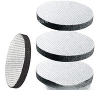 Aprilsunnyzone Filtro a disco al carbone attivo per bottiglie sportive contiene supporti in guscio di cocco compatibile con alloggiamento mini compresso, 4 pezzi