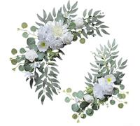 Aprilsunnyzone Fiori artificiali per decorazioni da tavolo per banchetti di nozze, composizioni floreali per hotel, fotografia, eventi all'aperto e uso ristorante