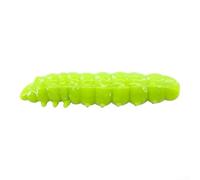 Aprilsunnyzone Glow Floating TPE - Esca morbida per vermi della farina, 4 cm, con attivazione UV e aumento della visibilità luminosa, per spigola, mandarinfish e altre specie d'acqua dolce (03#)