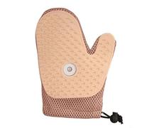 Aprilsunnyzone Guanti per toelettatura animali domestici in TPR con spazzola antistatica per depilazione e massaggio, rete traspirante per una vestibilità comoda e una lunga durata (rosa)