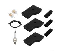 Aprilsunnyzone Kit di manutenzione filtro aria esterno per generatori Honda EU2000 EU2000i EB2000 con elemento in spugna filtri carburante candela e tubo olio