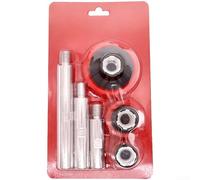 Aprilsunnyzone Kit di tamponi per lucidatura per strumenti di lucidatura con filettatura M14, con cuscinetti in PU da 3,2, 5 e 7,6 cm, asta di prolunga per attività di preparazione uniforme (B)