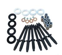 Aprilsunnyzone Kit O-Ring Rondella di Guarnizione Iniettore per 207 3008 307 per 1.6 HDi con numeri OE 3M5Q9R524AA 3M5Q6K780BB Sostituzione diretta