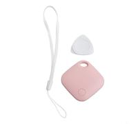 Aprilsunnyzone Localizzatore GPS a lunga distanza con allarme anti smarrimento, compatibile con iOS 14 5+, per chiavi, portafogli, borse, traccia e trova oggetti con segnale (rosa)