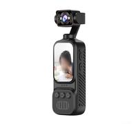 Aprilsunnyzone Macchina fotografica di Vlogging 2K con visualizzazione dello schermo 2.0 e stabilizzazione per la revisione di sport della riproduzione di viaggio e la valutazione dei contenuti