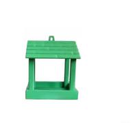 Aprilsunnyzone Mangiatoia per uccelli sospesa ad accesso aperto per ambienti esterni per consentire un comportamento naturale di foraggiamento e supportare l'osservazione degli uccelli Tional (verde)