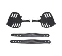 Aprilsunnyzone Pedali affidabili per cyclette con materiali resistenti all'usura e filettatura da 1/2 pollice per un uso continuo in regimi di allenamento frequenti