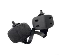 Aprilsunnyzone Pedali per cyclette, con cinghia regolabile, filettatura da 14 mm, per fitness e palestra