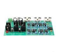 Aprilsunnyzone Pendenza elettronica del circuito 24dB/Oct di Crossover di 3 vie con oro placcato per l'uscita dell'input di RCA