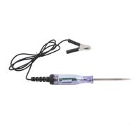 Aprilsunnyzone Penna tester per circuiti moto e rimorchi, per barche da 3 V a 48 V CC, design con impugnatura antiscivolo e sonda in acciaio per test accurati