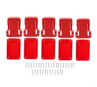 Aprilsunnyzone Per 18V Cordless Tool Battery Rack e Drill Holder con viti per lo stoccaggio efficiente di 1.0Ah a 12Ah batterie e per 18V utensili elettrici (5 set)