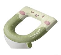 Aprilsunnyzone Riutilizzabile EVA Toilet Seat Pad con impermeabile e adattivo ritenzione della forma per le comuni geometrie del sedile WC (B)